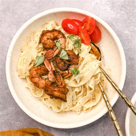 creamy-cajun-shrimp-pasta-alfredo-whole-food-bellies image