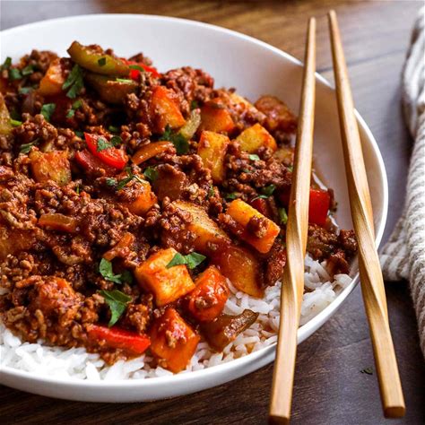sweet-and-sour-ground-beef-recipe-dinner-then image
