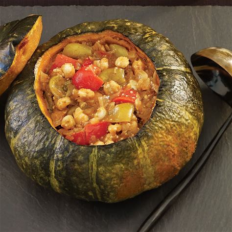 spicy-fall-stew-baked-in-a-pumpkin-recipe-vegetarian image