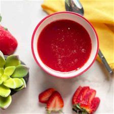 fresh-strawberry-syrup-recipe-foodal image
