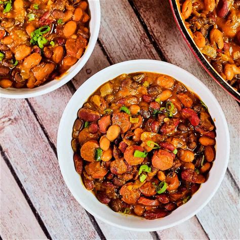 easy-bean-stew-with-sausage-the-delicious-crescent image