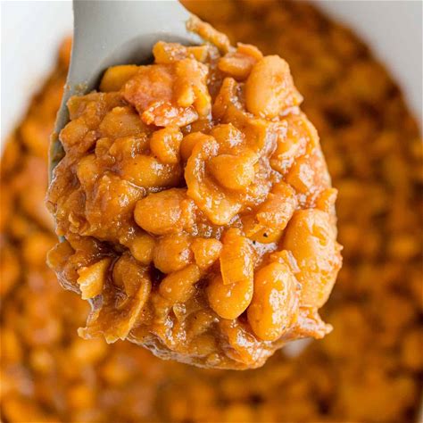 crock-pot-baked-beans-rachel-cooks image