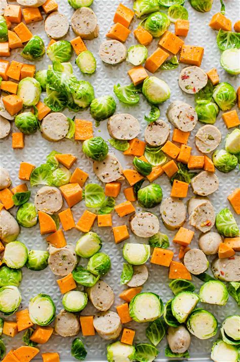 sheet-pan-sausage-and-veggies-30-minute-meal image