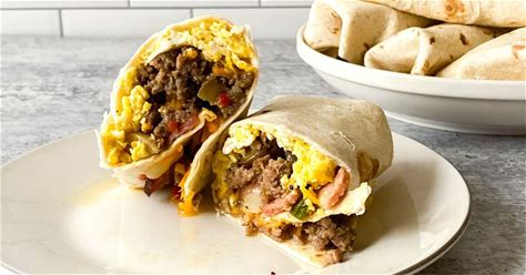 easy-freezer-friendly-breakfast-burritos-recipe-foodtalk image