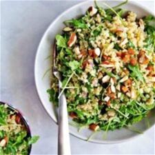 best-quinoa-arugula-salad-with-lemon-vinaigrette image