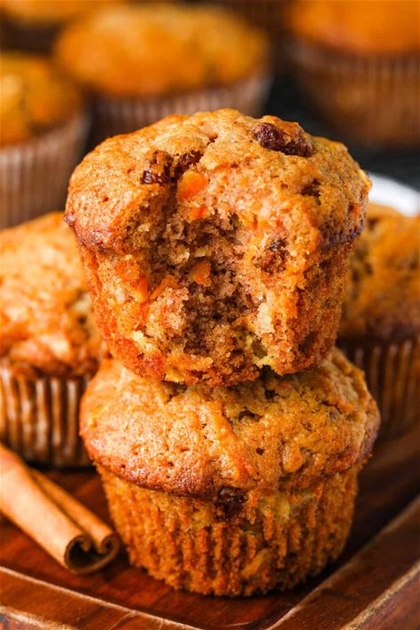 soft-moist-carrot-muffins-spend-with-pennies image
