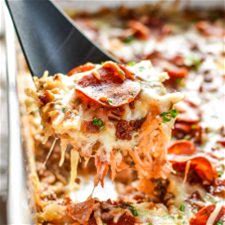 meat-lovers-spaghetti-squash-pizza-casserole image