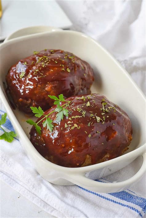 easy-mini-meatloaf-recipe-with-ketchup-glaze-by image