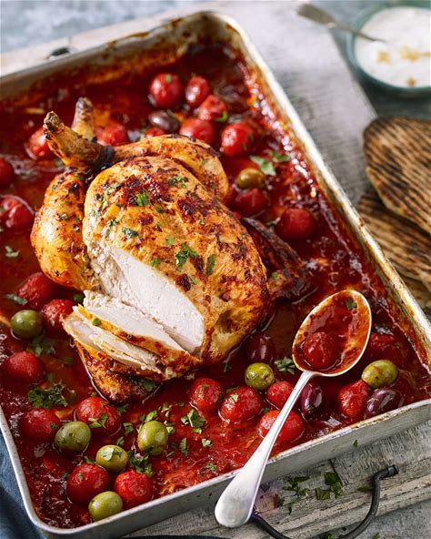 harissa-roast-chicken-with-flatbreads-and-preserved image
