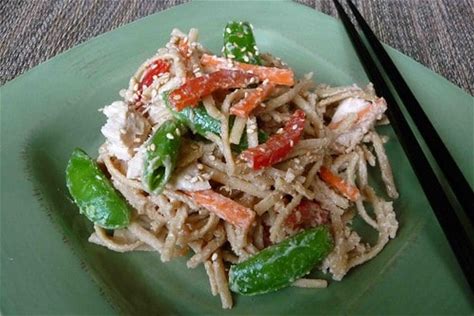 noodles-with-peanut-sauce-and-chicken image
