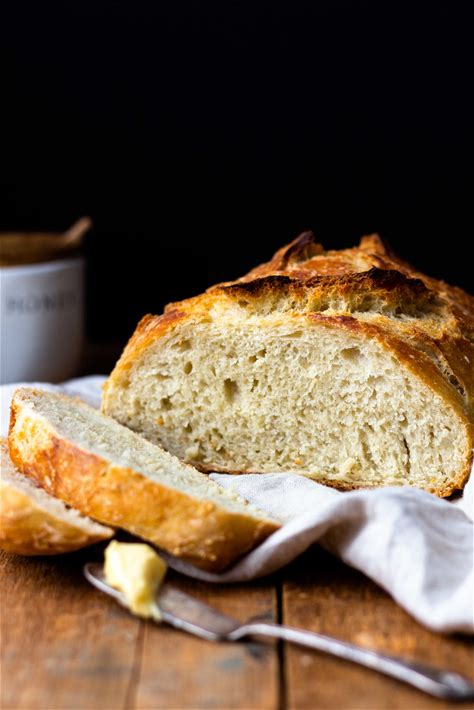 easy-no-knead-crusty-artisan-bread-modern image