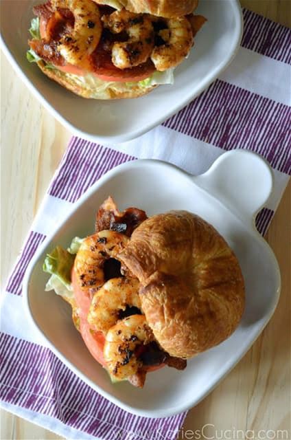 shrimp-blt-croissant-sandwich-katies-cucina image