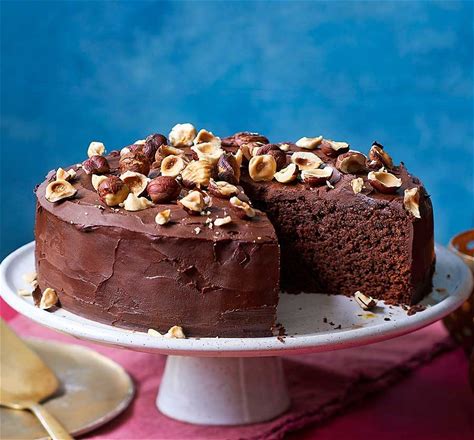 storecupboard-chocolate-hazelnut-cake-recipe-bbc image