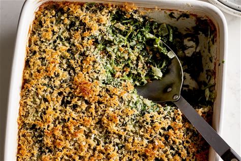 spinach-gratin-recipe-with-fresh-or-frozen-spinach image