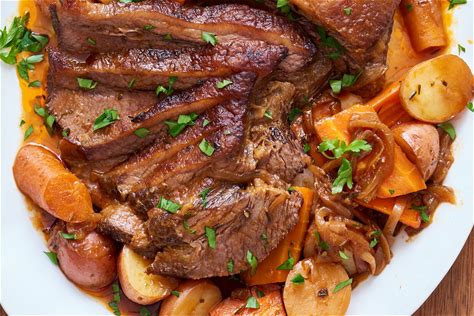 beef-brisket-slow-cooker-recipe-classic-with-gravy-and image