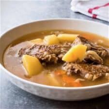greek-beef-soup-recipe-kreatosoupa-my-greek-dish image