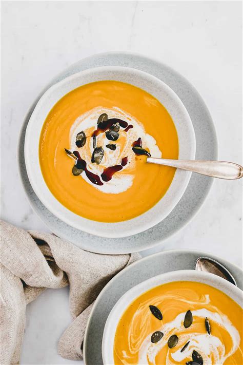 pumpkin-ginger-soup-recipe-healthy-creamy image