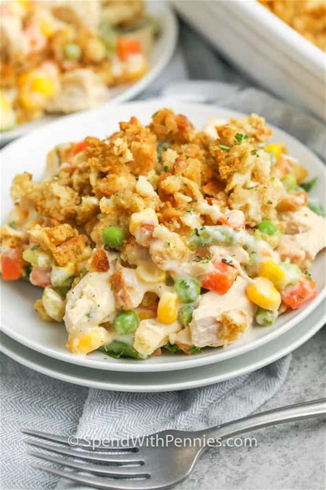 chicken-stuffing-casserole-spend-with-pennies image