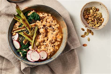 savory-miso-oat-bowls-with-charred-scallions image