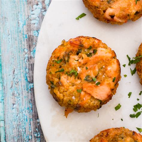 easy-poached-salmon-quinoa-cakes-whole-food-bellies image
