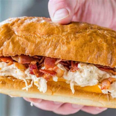 slow-cooker-chicken-bacon-ranch-sandwiches-crack image
