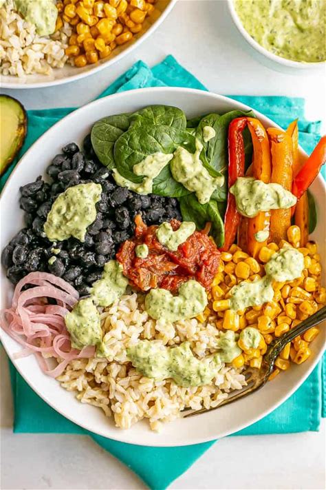 bean-and-rice-bowls-family-food-on-the-table image