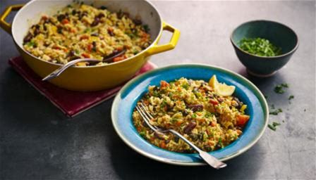 caribbean-rice-and-beans-recipe-bbc-food image