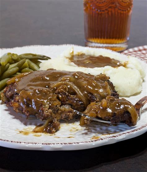 hamburger-steaks-with-onion-gravy-my-country image