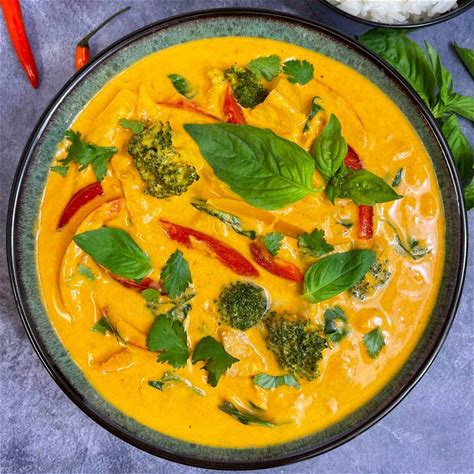 thai-panang-curry-with-vegetables-in-instant-pot image