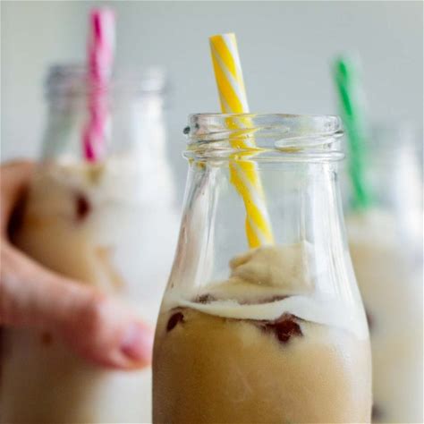 brown-sugar-milk-tea-without-tapioca-pearls-milk image