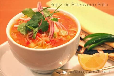 mexican-vermicelli-soup-with-chicken-vegetables image