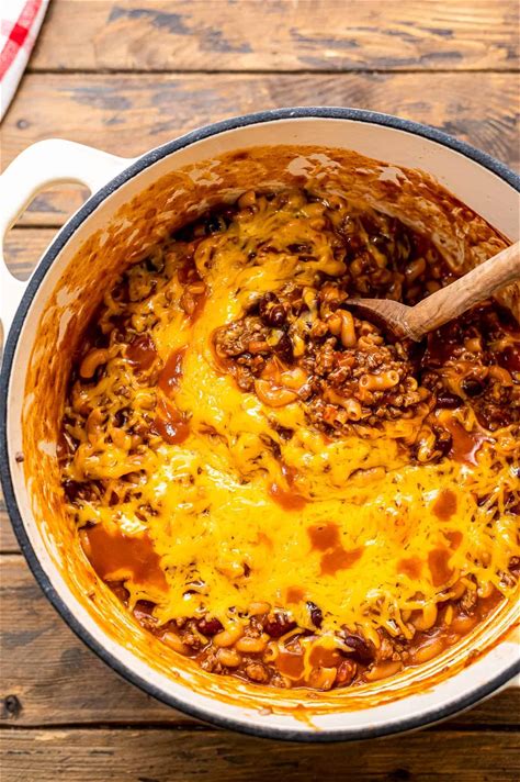 chili-mac-one-pot-meal-julies-eats-treats image