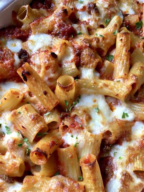 baked-ziti-with-rag-from-scratch-recipe-biting-at image