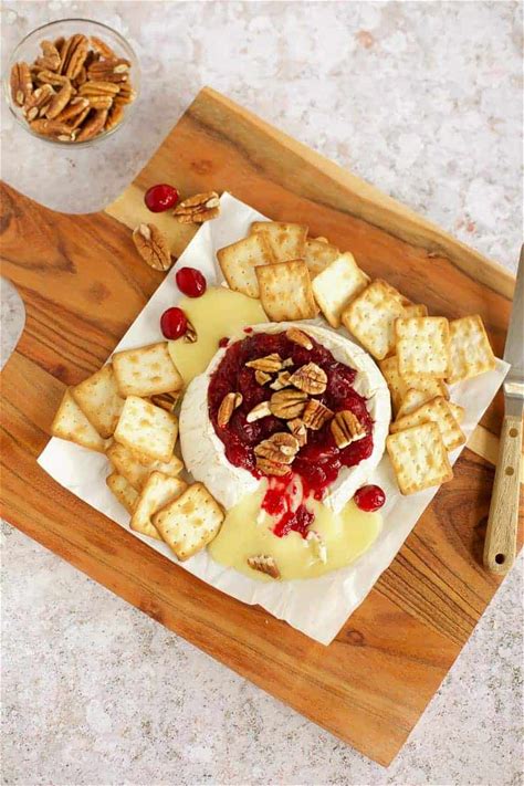 baked-brie-with-cranberry-sauce-seasonal-cravings image