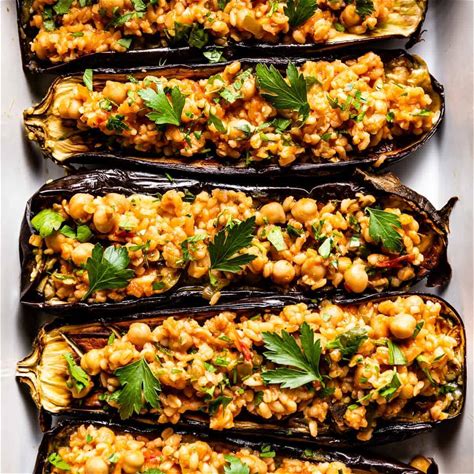 vegetarian-stuffed-eggplant-easy-mediterranean image