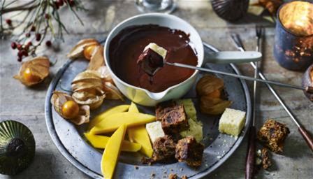 chocolate-fondue-recipe-bbc-food image