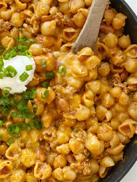 one-pot-turkey-chili-mac-and-cheese-together-as image