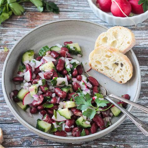 red-kidney-bean-salad-vegan-gluten-free-veggie image