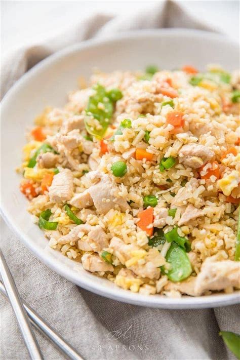 cauliflower-fried-rice-with-chicken-whole30-and image