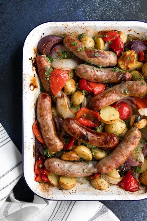 easy-oven-roasted-sausage-and-potatoes-recipe-the image