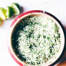 cauliflower-rice-recipe-with-cilantro-and-lime-dr-axe image