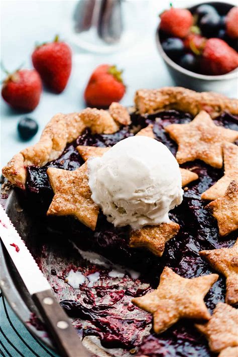 strawberry-blueberry-pie-blue-bowl image
