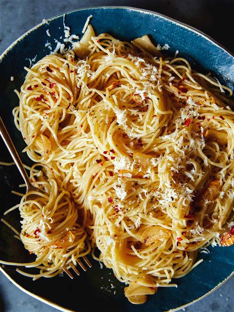 capellini-with-garlic-lemon-and-parmesan-spoon image