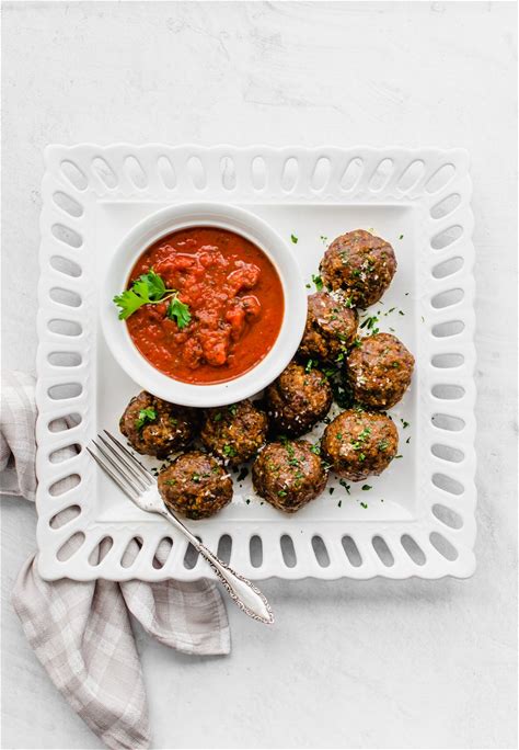fast-and-easy-baked-italian-meatballs-thriving-home image