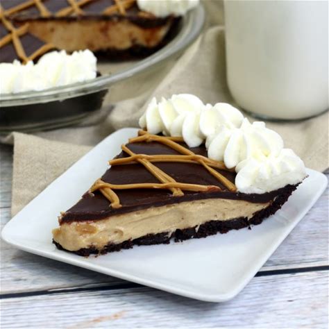 decadent-peanut-butter-pie-with-chocolate-ganache image