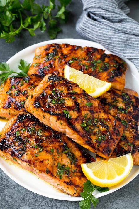grilled-salmon-with-garlic-and-herbs image