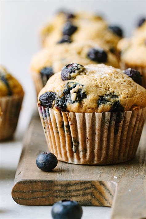 vegan-blueberry-muffins-perfectly-light-fluffy image