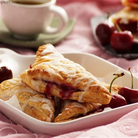 easy-cherry-turnovers-recipe-with-puff-pastry-blend image