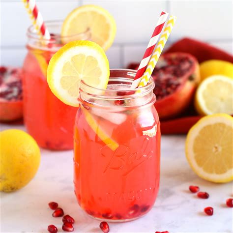 healthy-pomegranate-lemonade-refined-sugar-free image