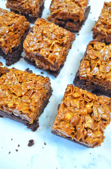 caramel-cornflake-crunch-brownies-baking-with-aimee image